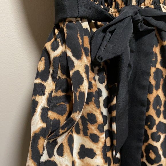 Express Leopard Ruffle Dress - Picture 7 of 8